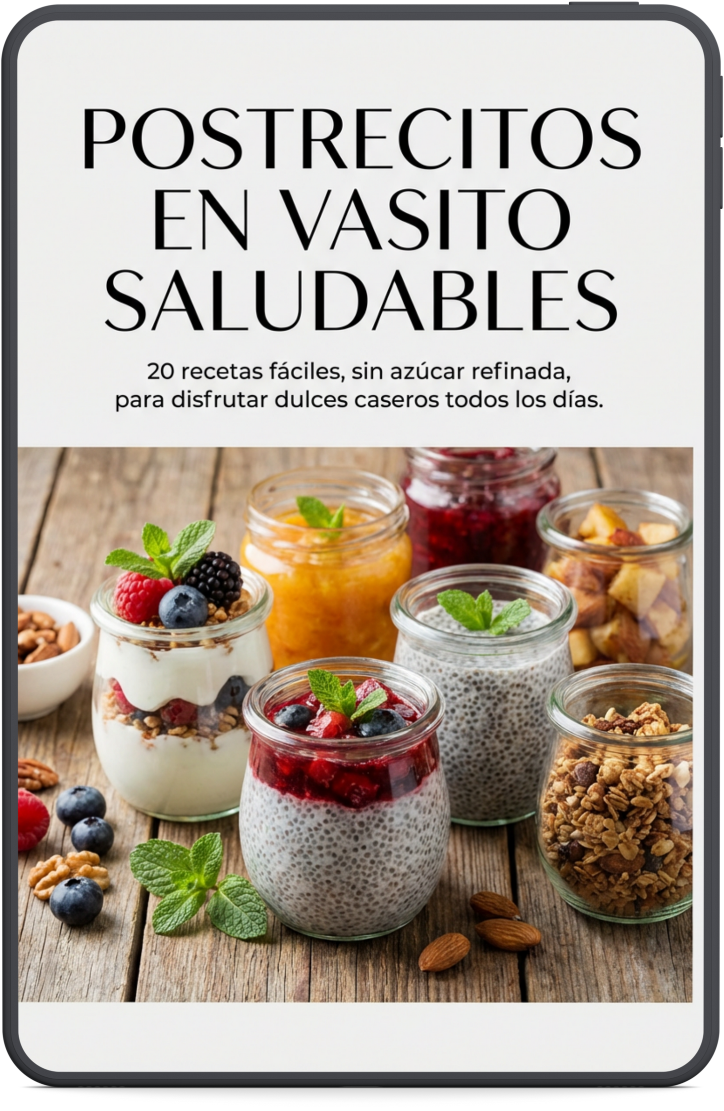 POSTRECITOS EN VASITO SALUDABLES